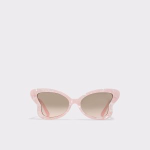 Aldo Manossi Light Pink Women's Cat Eye Light Pink Sunglasses Women - 1