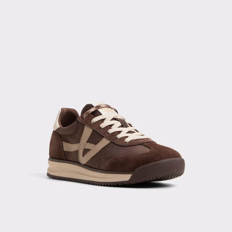 Aldo Medium Brown Sneakers Women Stepcount Medium Brown Women's Low Top Sneakers - 5