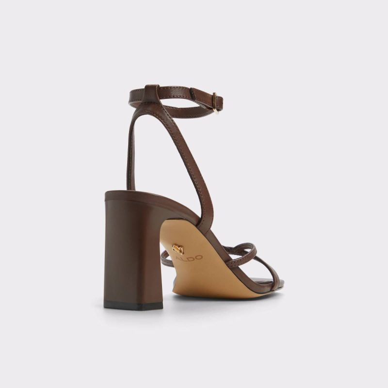 Aldo Medium Brown Women Stellare Medium Brown Women's Block Heels Heels - 2