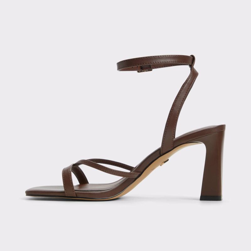 Aldo Medium Brown Women Stellare Medium Brown Women's Block Heels Heels - 3