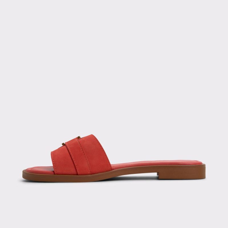 Aldo Medium Red Sandals Dallaedar Medium Red Women's Flat Sandals Women - 3