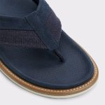 Aldo Men Beachbreeze Navy Men's Slides Sandals & Slides Navy - 5