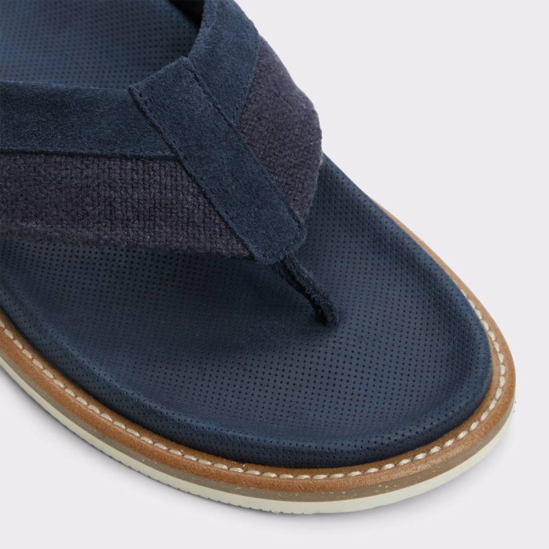 Aldo Men Beachbreeze Navy Men's Slides Sandals & Slides Navy - 5