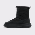 Aldo Men Black Textile Quilting Boots Fucino Black Textile Quilting Men's Casual Boots - 3