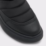 Aldo Men Black Textile Quilting Boots Fucino Black Textile Quilting Men's Casual Boots - 5