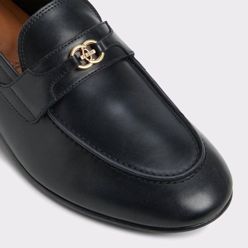 Aldo Men Fiero Other Black Men's Dress Shoes Other Black Loafers & Slip-Ons - 5
