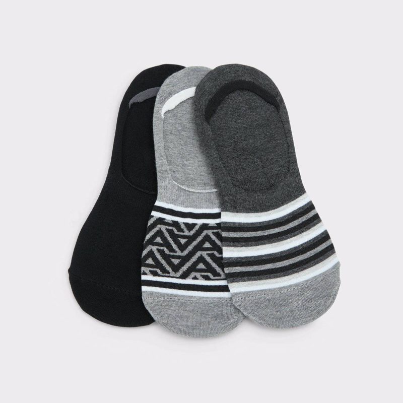 Aldo Men Hemaris Dark Grey Men's Socks Dark Grey Socks - 1