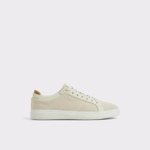 Aldo Men Sneakers Bone Synthetic Knit Finespec Bone Synthetic Knit Men's Low Top - 1