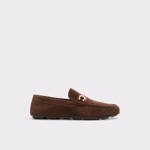Aldo Men Spanner Dark Brown Men's Hybrid Shoes Dark Brown Loafers & Slip-Ons - 1