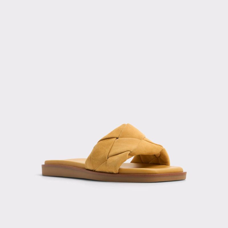 Aldo Other Yellow Sandals Women Esterelle Other Yellow Women's Flat Sandals - 4