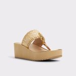 Aldo Penelopy Natural Women's Wedges Natural Women Sandals - 4