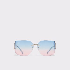 Aldo Pigowenx Light Blue Women's Square Light Blue Women Sunglasses - 1