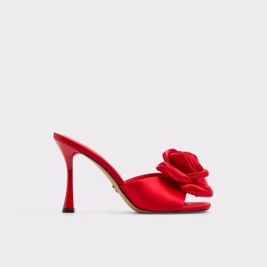 Aldo Red Redrose Red Women's Heeled Mules Women Heels - 1