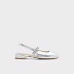 Aldo Silver Ballet Flats Huguette Silver Women's Slingbacks Women - 1