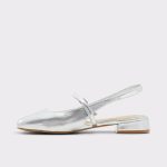 Aldo Silver Ballet Flats Huguette Silver Women's Slingbacks Women - 5