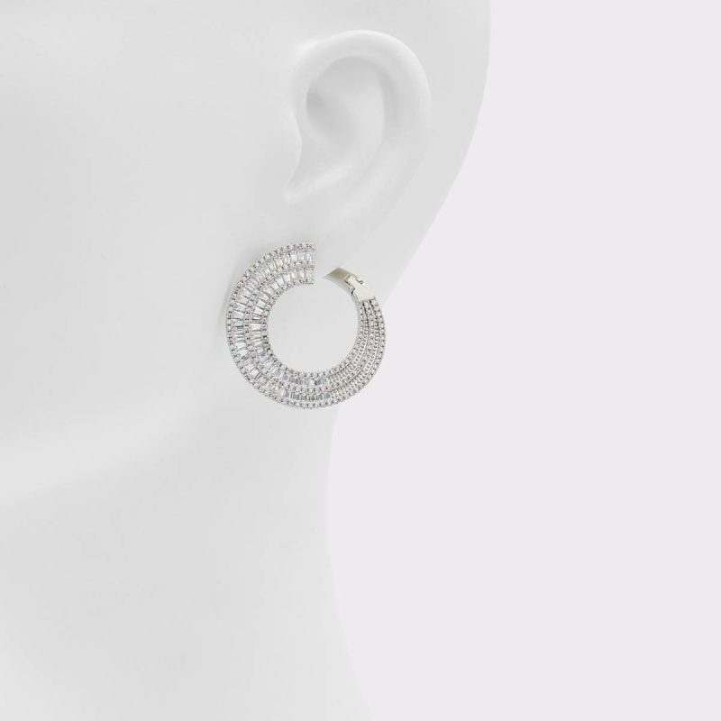 Aldo Silver/Clear Multi Caldy Silver/Clear Multi Women's Earrings Jewelry Women - 2