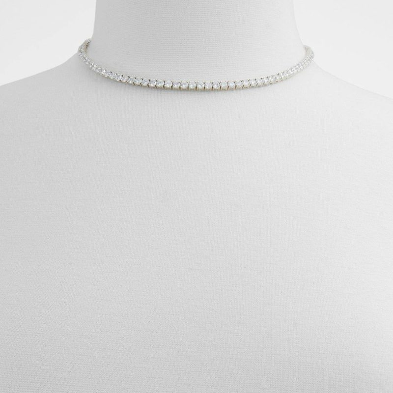 Aldo Silver/Clear Multi Jewelry Women Miraolla Silver/Clear Multi Women's Necklaces - 2