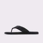 Aldo Tazzo Black Men's Flip Flops Sandals & Slides Men Black - 3