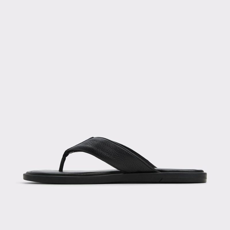 Aldo Tazzo Black Men's Flip Flops Sandals & Slides Men Black - 3
