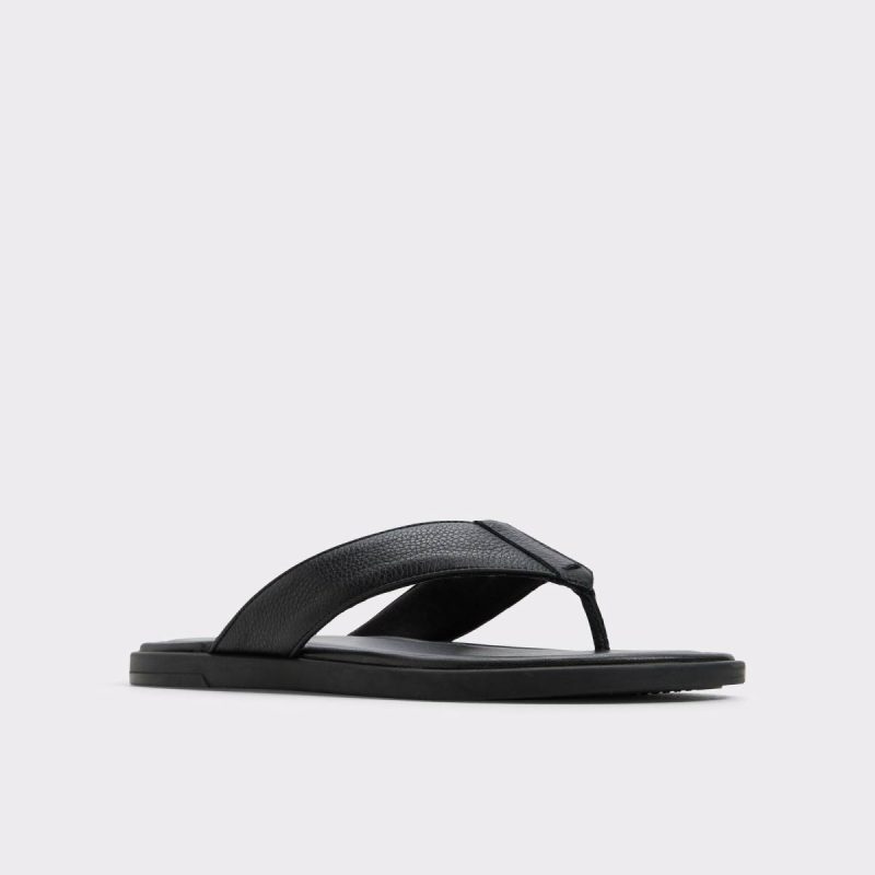 Aldo Tazzo Black Men's Flip Flops Sandals & Slides Men Black - 4