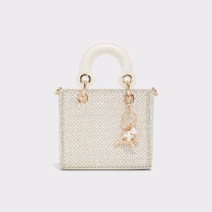Aldo Top Handle Bags Women Bone Multi Minipearlx Bone Multi Women's Pearls - 1