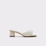 Aldo White Heels Aneka White Women's Mule Slides Women - 1