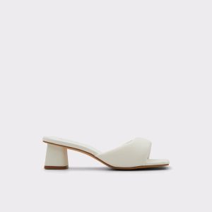Aldo White Heels Aneka White Women's Mule Slides Women - 1