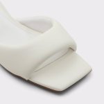Aldo White Heels Aneka White Women's Mule Slides Women - 5