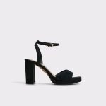 Aldo Women Black Gracious-Xt Black Women's Platform Sandals Sandals - 1