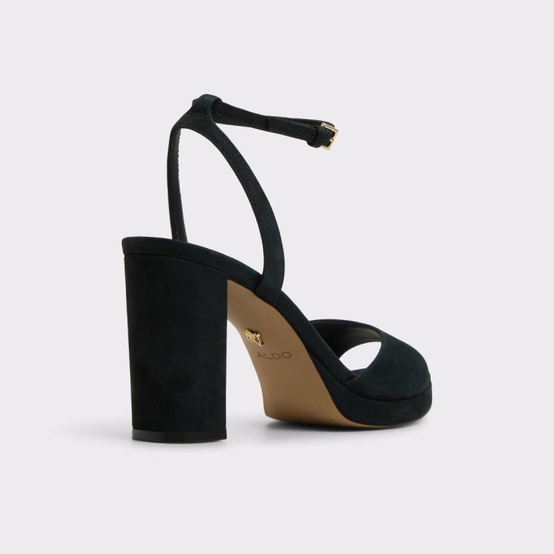 Aldo Women Black Gracious-Xt Black Women's Platform Sandals Sandals - 2