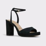 Aldo Women Black Gracious-Xt Black Women's Platform Sandals Sandals - 4