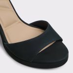 Aldo Women Black Gracious-Xt Black Women's Platform Sandals Sandals - 5