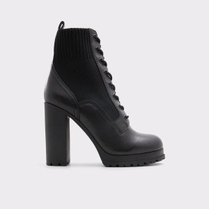 Aldo Women Black Rebellious Black Women's Combat Boots Boots - 1