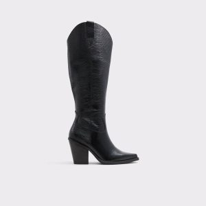 Aldo Women Boots Nevada-Wc Black Women's Western And Cowboy Boots Black - 1
