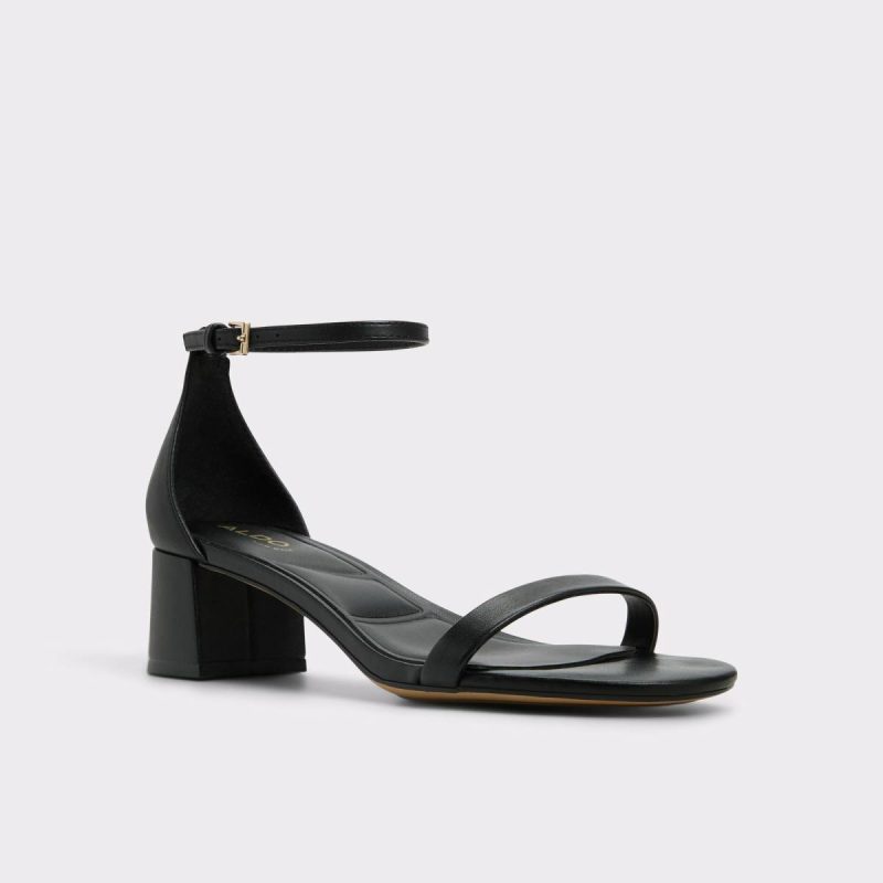 Aldo Women Heels Black Calliope Black Women's Block Heels - 4