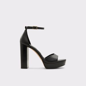Aldo Women Heels Black Enaegyn2.0 Black Women's Platform Sandals - 1