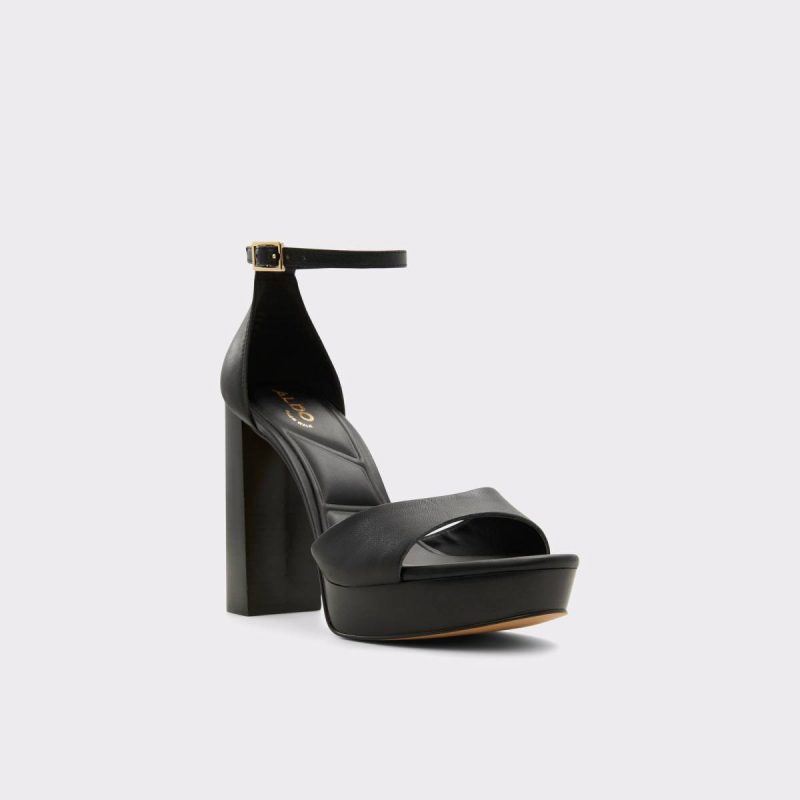 Aldo Women Heels Black Enaegyn2.0 Black Women's Platform Sandals - 4