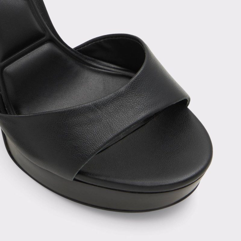 Aldo Women Heels Black Enaegyn2.0 Black Women's Platform Sandals - 5