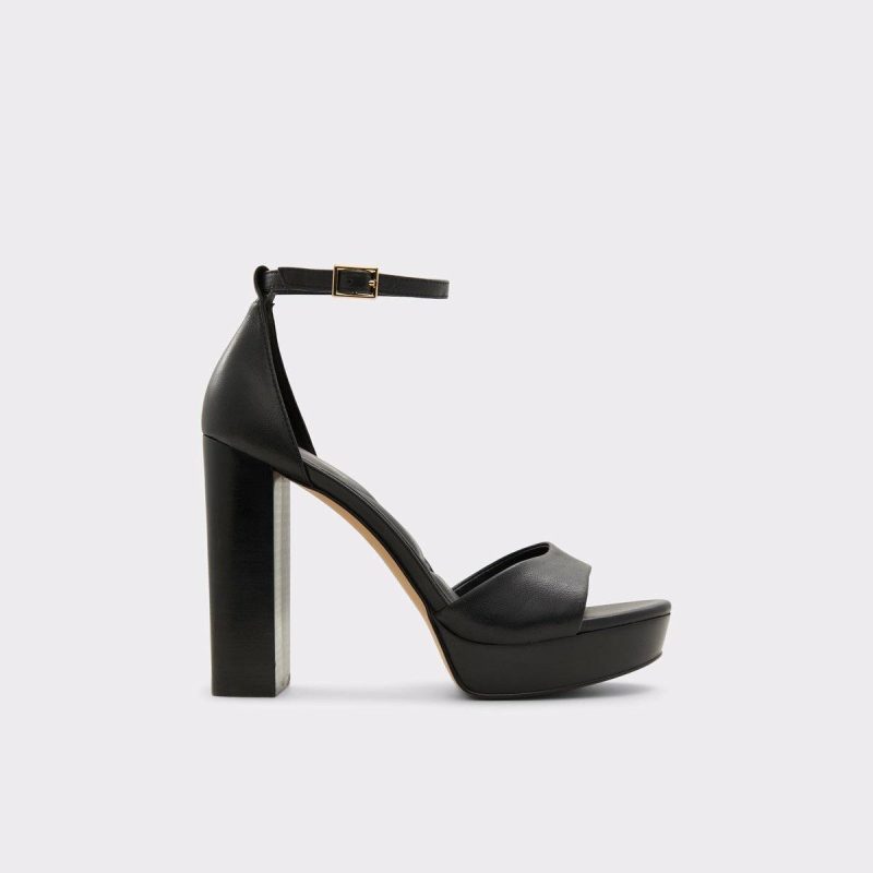 Aldo Women Heels Black Enaegyn2.0 Black Women's Platform Sandals - 1