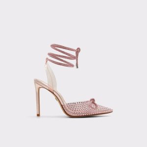 Aldo Women Pink Heels Tenzin Pink Women's Strappy Heels - 1