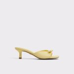 Aldo Women Sandals Light Yellow Belerose Light Yellow Women's Heeled Mules - 1