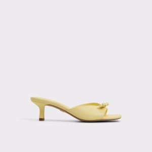Aldo Women Sandals Light Yellow Belerose Light Yellow Women's Heeled Mules - 1