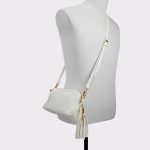 Aldo Women White Braidaax White Women's Crossbody Bags Crossbody Bags - 5