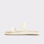 Aldo Women White Sandals Lagoon White Women's Flat Sandals - 3