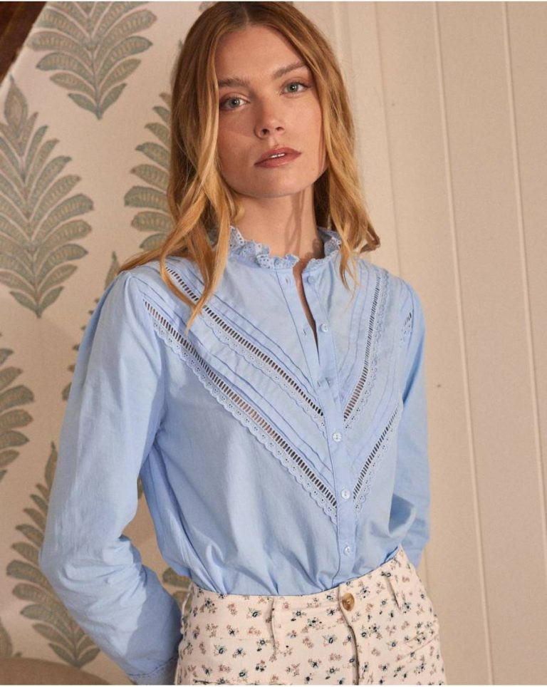 Alex Embroidery Blouse Celestial Polín Et Moi Blouses And Shirts Women - 3