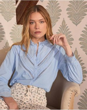 Alex Embroidery Blouse Celestial Polín Et Moi Blouses And Shirts Women - 1