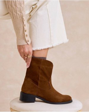 Ankle Boots Ondas Serrala Leather Women Footwear Polín Et Moi - 1