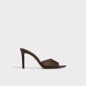 Anyabrilden Dark Brown Women's Heeled Mules Dark Brown Women Heels Aldo - 1