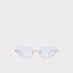 Arielshades Gold Women's Cat Eye Women Aldo Gold Sunglasses - 1