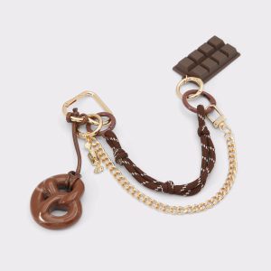 Bag Charms & Keychains Sweettreat Brown Women's Bag Charms & Keychains Aldo Women Brown - 1